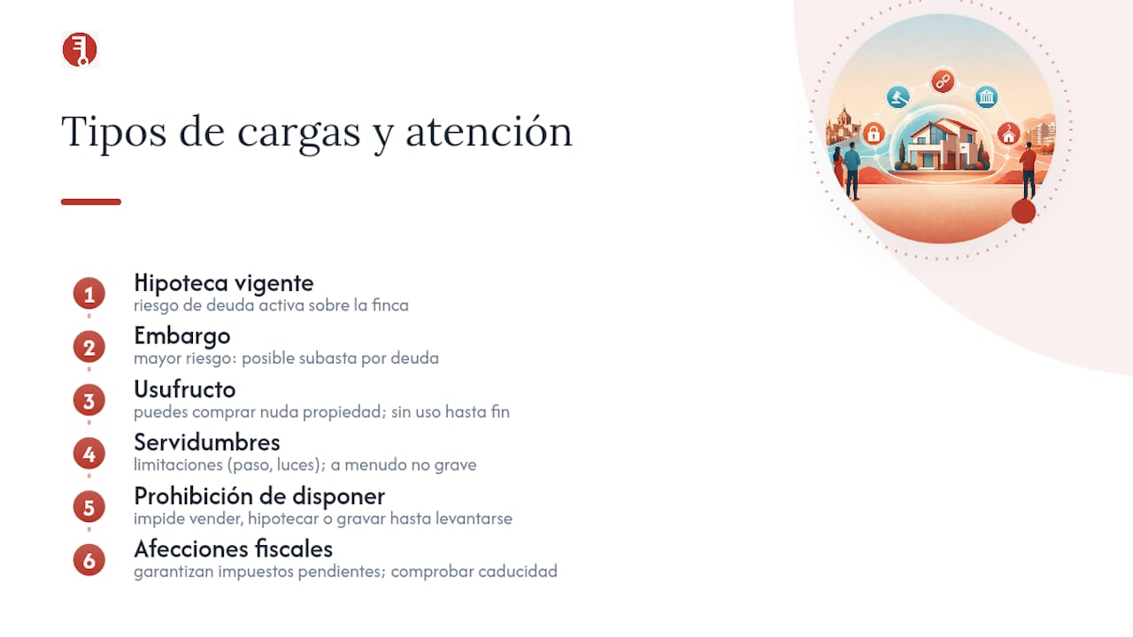 Seis tipos de cargas registrales y sus consecuencias