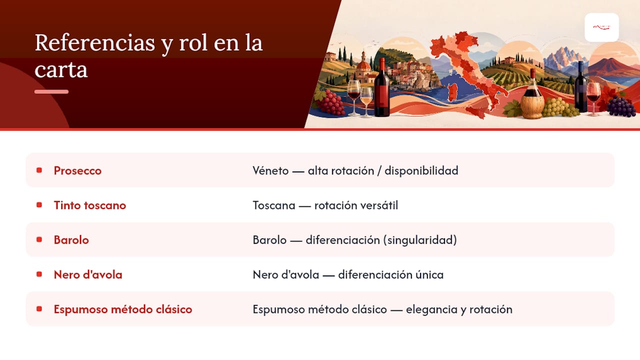 Criterios para elegir vinos italianos
