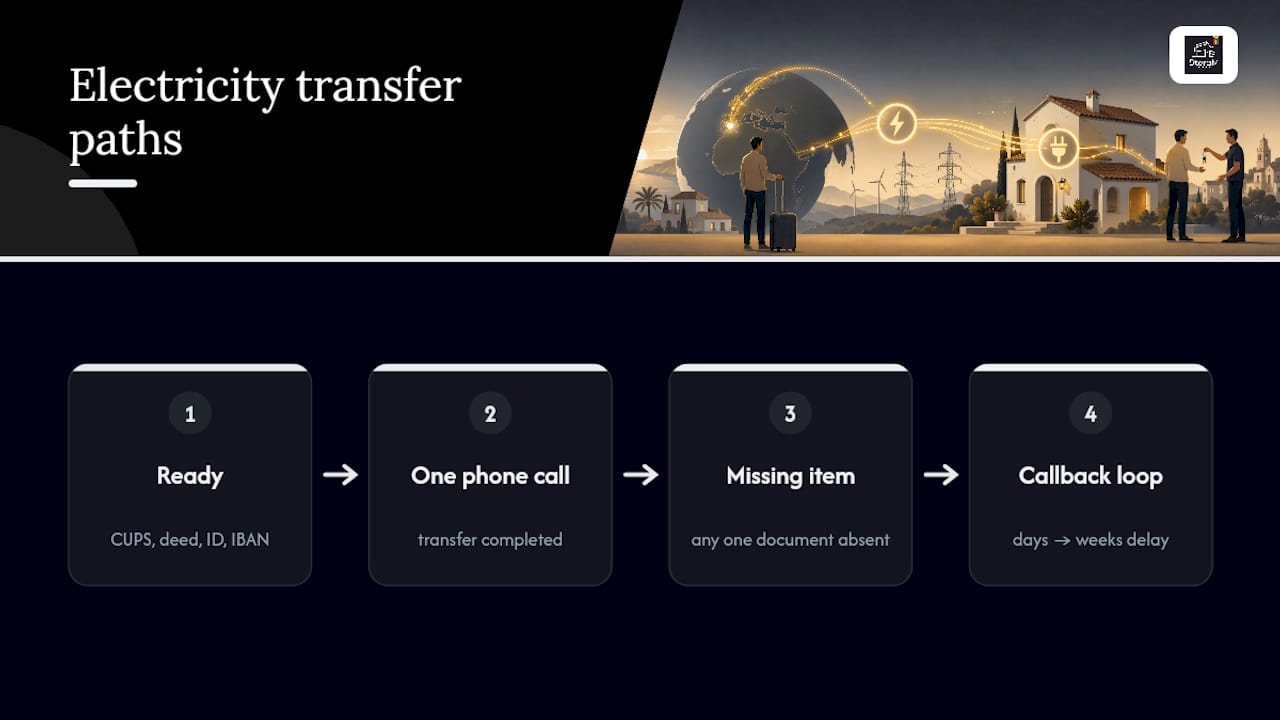 Four items for Spanish electricity transfer