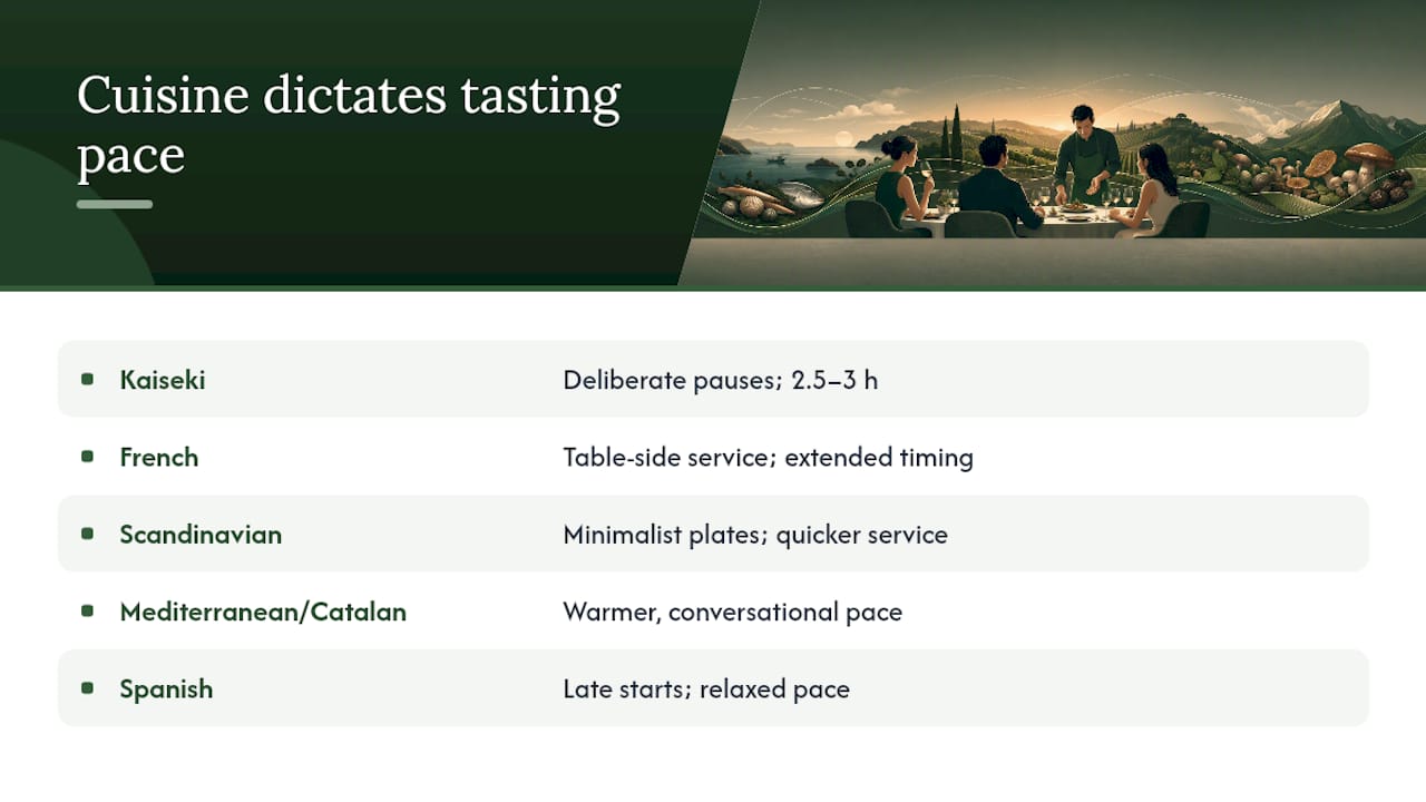 Does Cuisine Type Change How Long a Tasting Menu Runs? — overview diagram