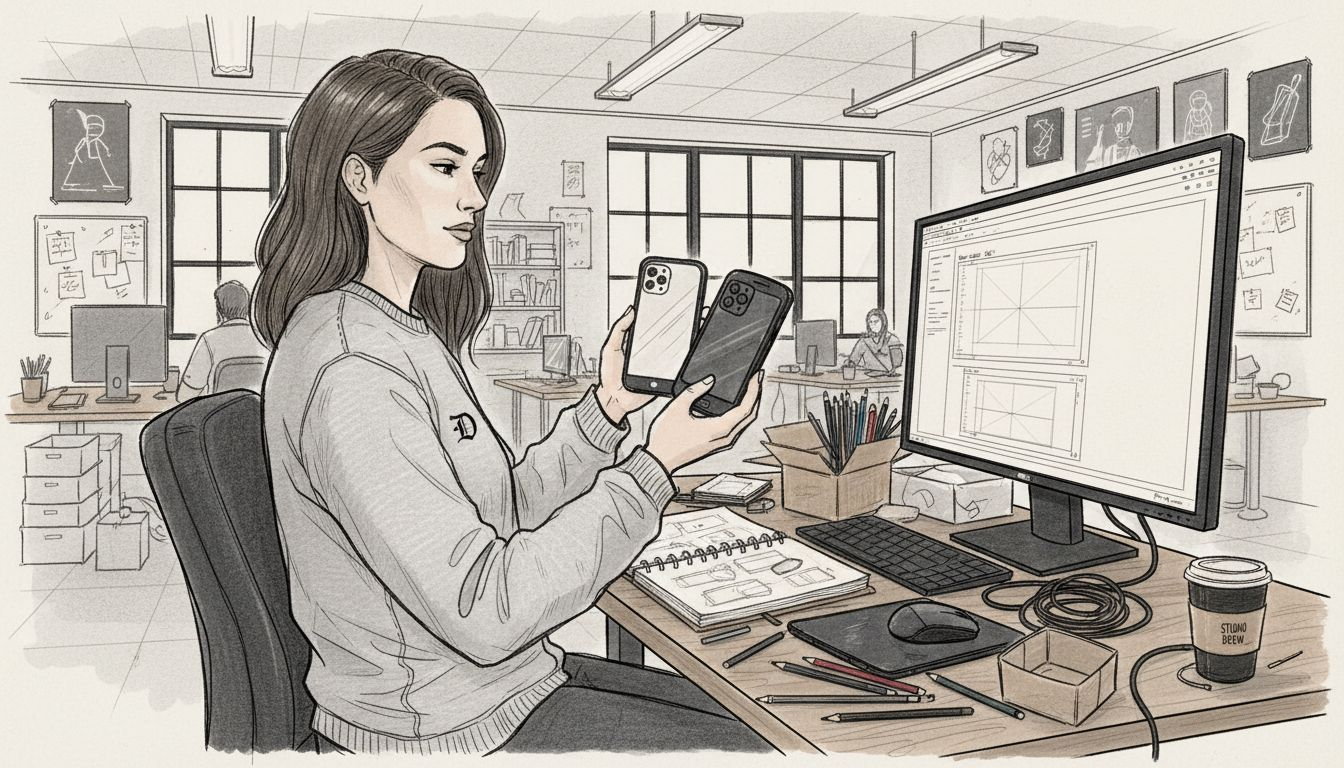 Reviewing device models for accurate mockups