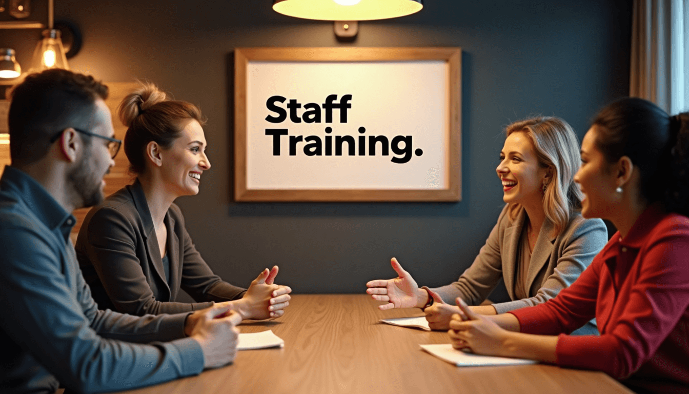 Food Safety Standards in Canada: What Restaurants and Schools Need for 2025 3 Restaurant manager leads food safety staff training session