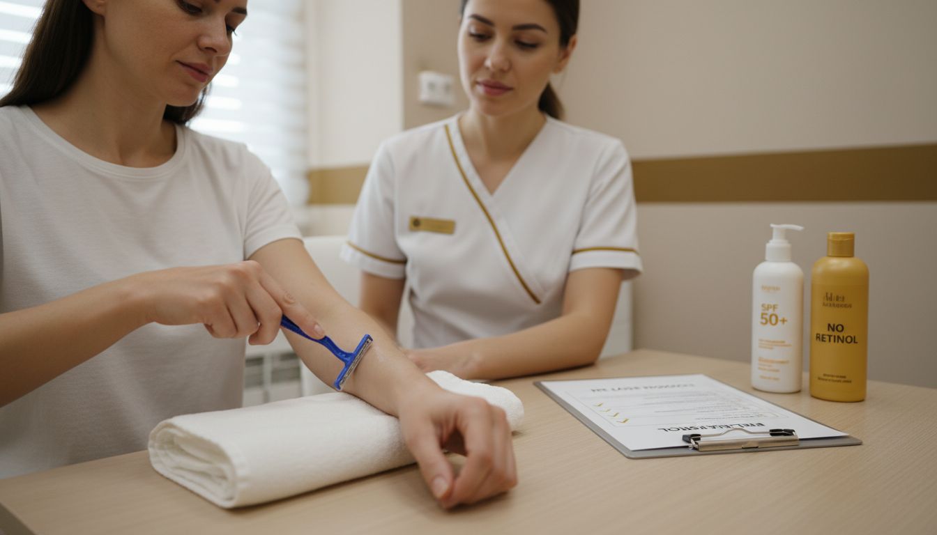 laser hair removal preparation