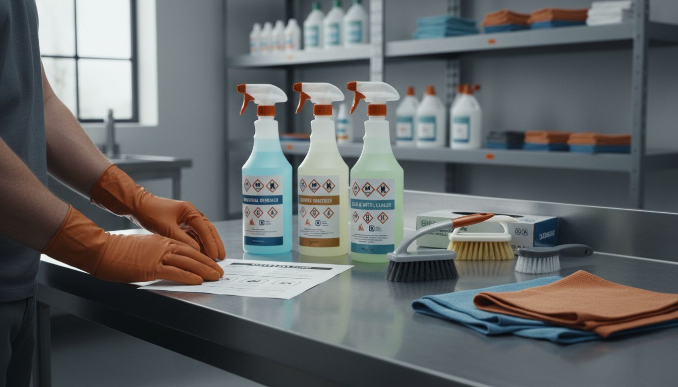 Complete Guide to Kitchen Cleaning Supplies in Canada 1 cleaning product selection