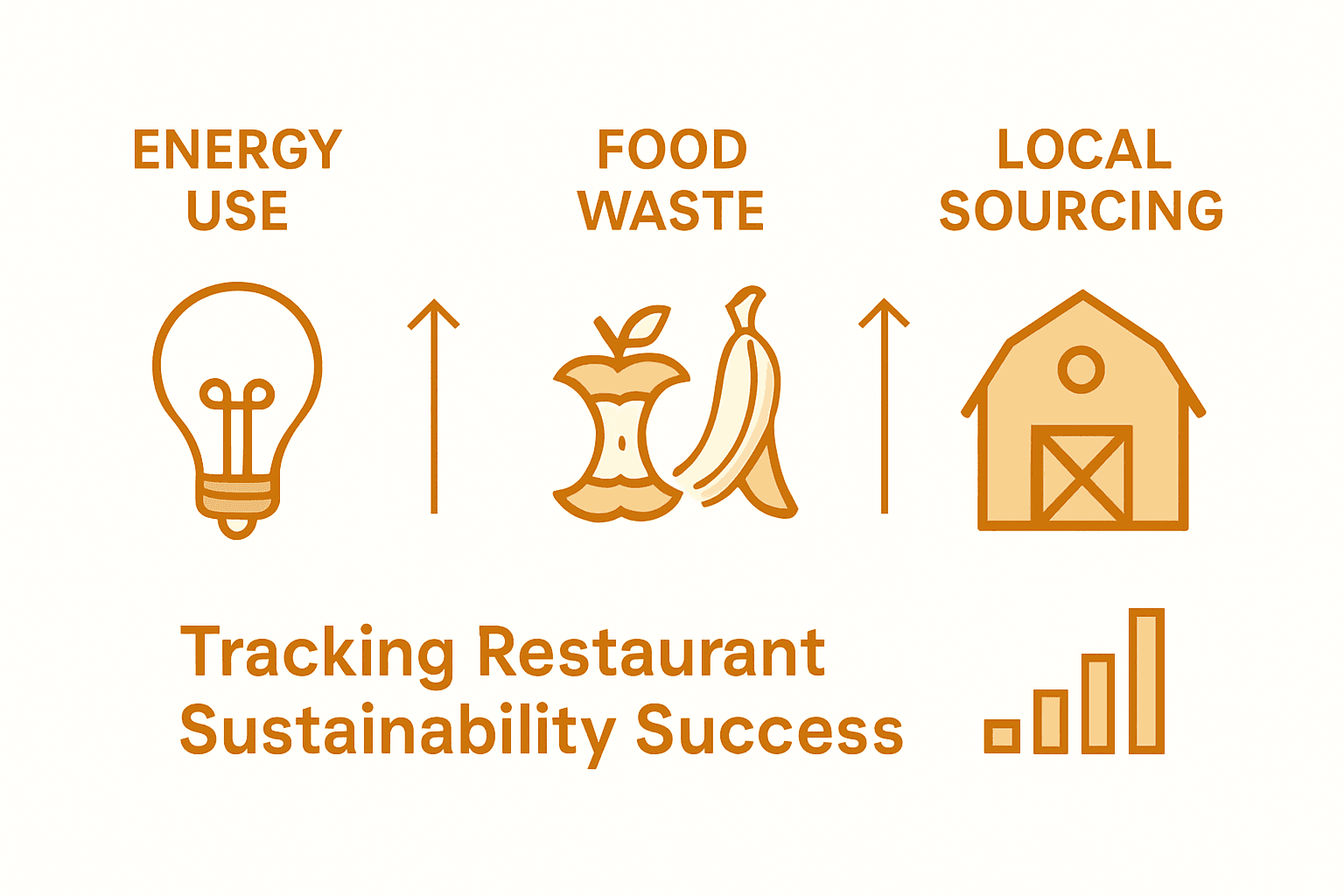 Restaurant Sustainability Goals: Why They Matter in Canada 2 Infographic of key sustainability metrics