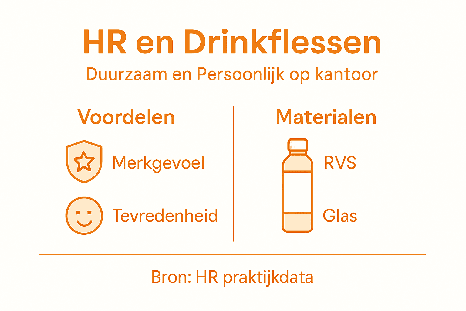 Infographic: Waarom een HR-drinkfles onmisbaar is op de werkvloer
