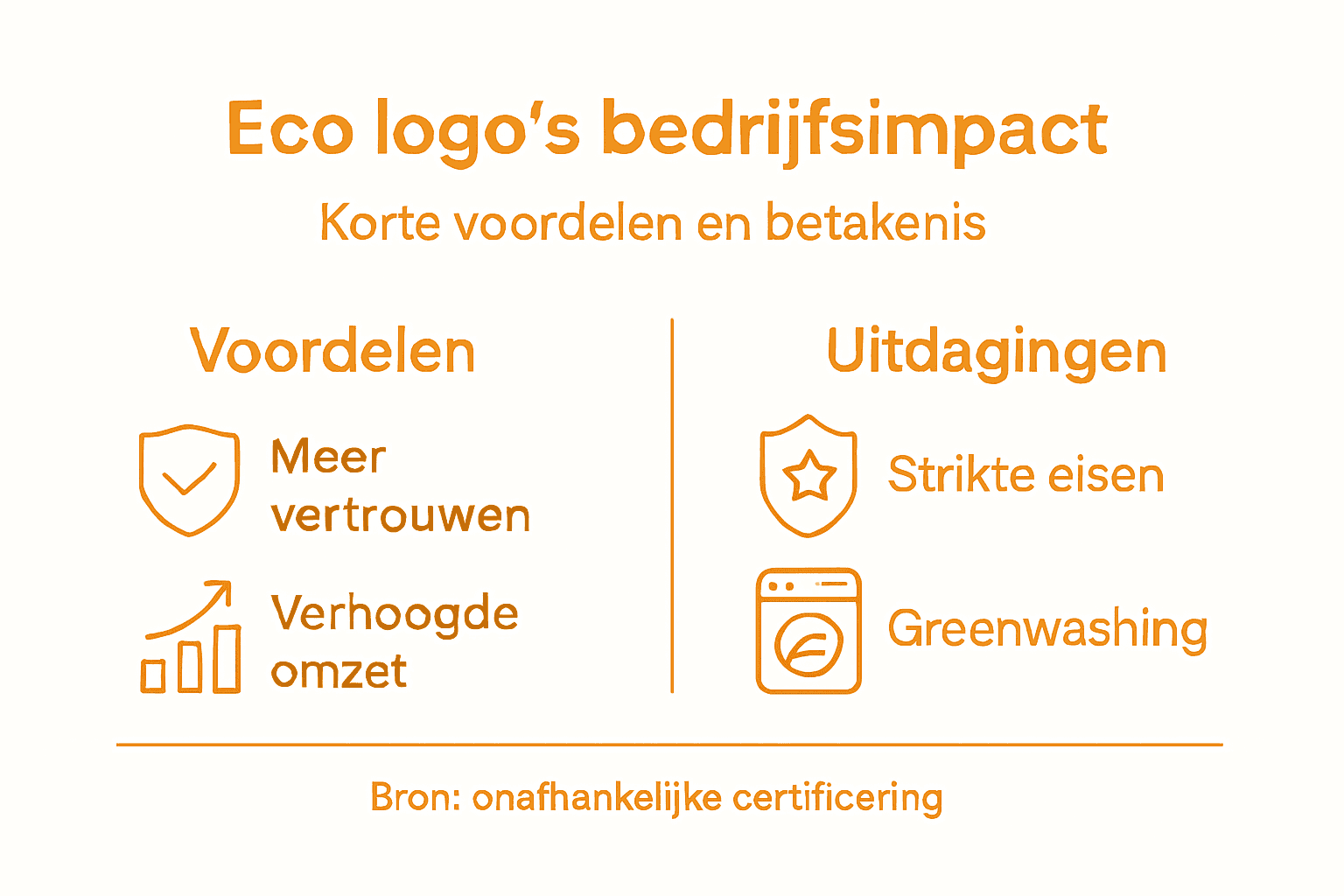 Infographic: een helder overzicht van de impact van ons eco-logo op het bedrijf