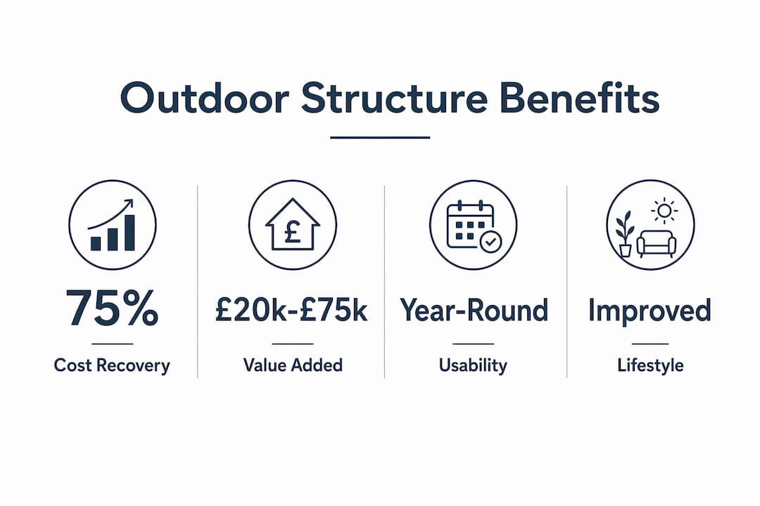 Infographic illustrating financial and lifestyle benefits