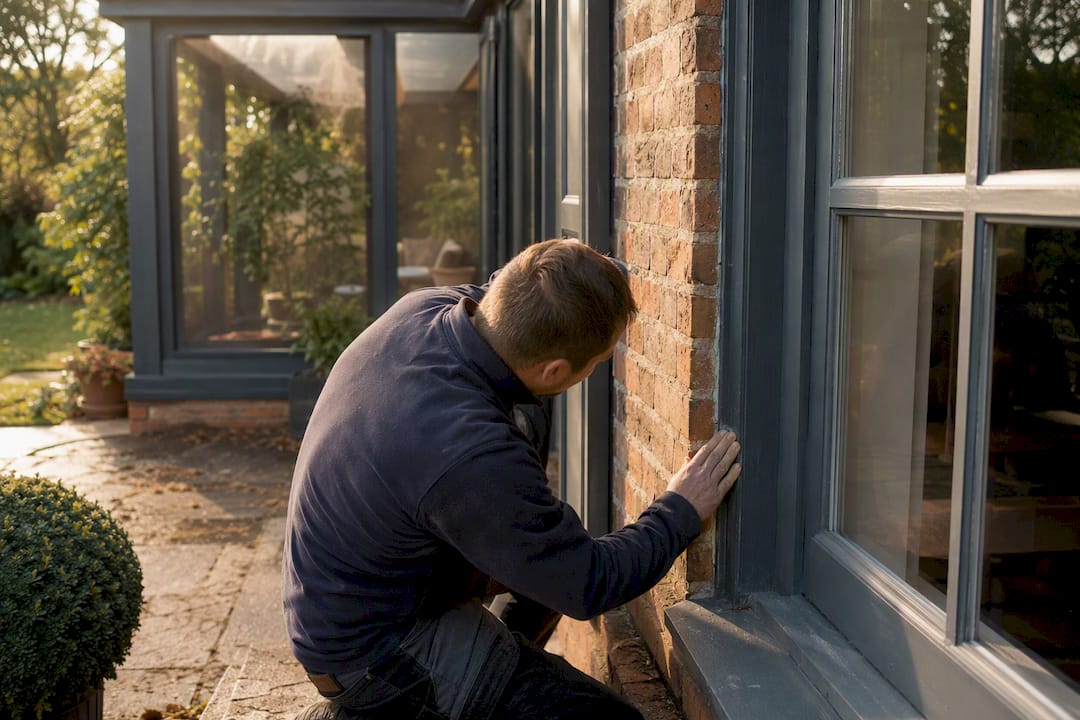 Sealant inspection on outdoor structure joint