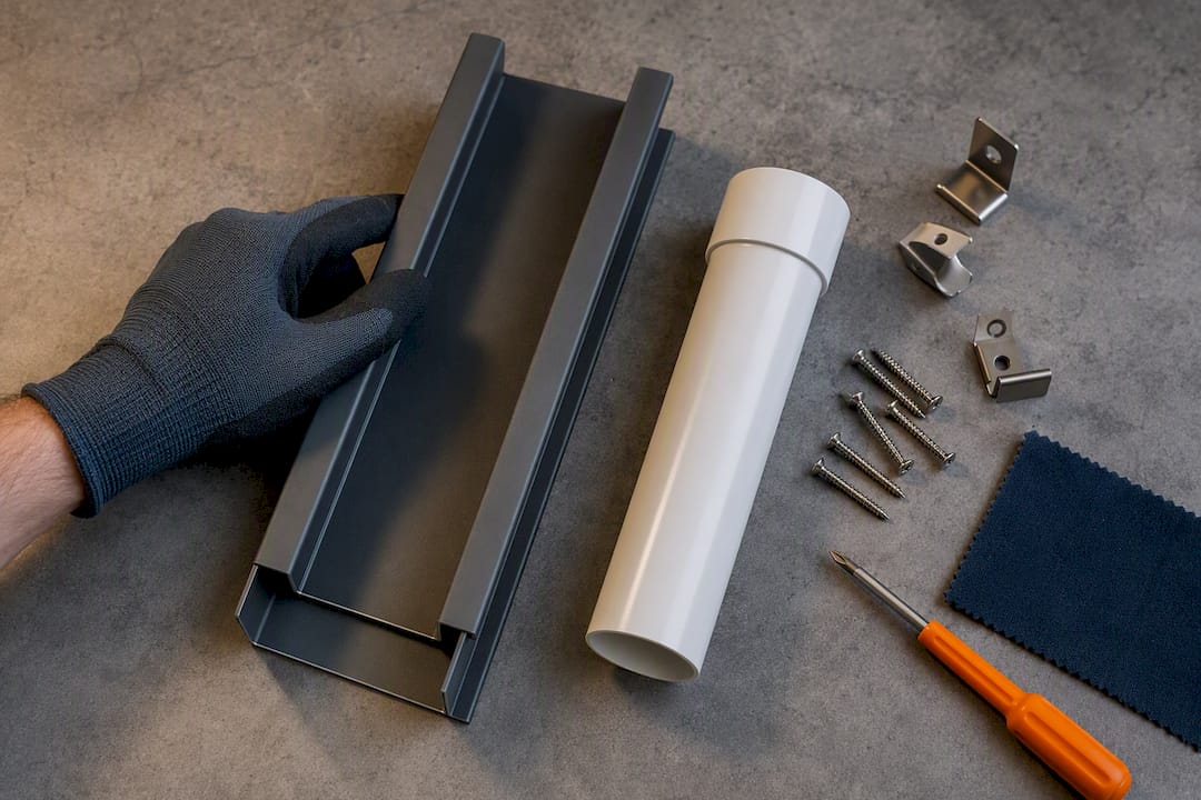 Aluminium PVC and stainless drainage materials