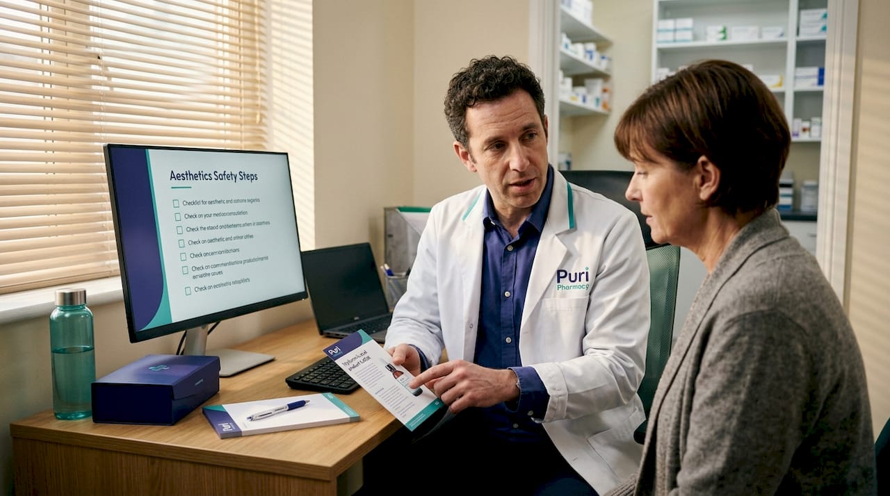 Pharmacist discusses aesthetic safety checklist