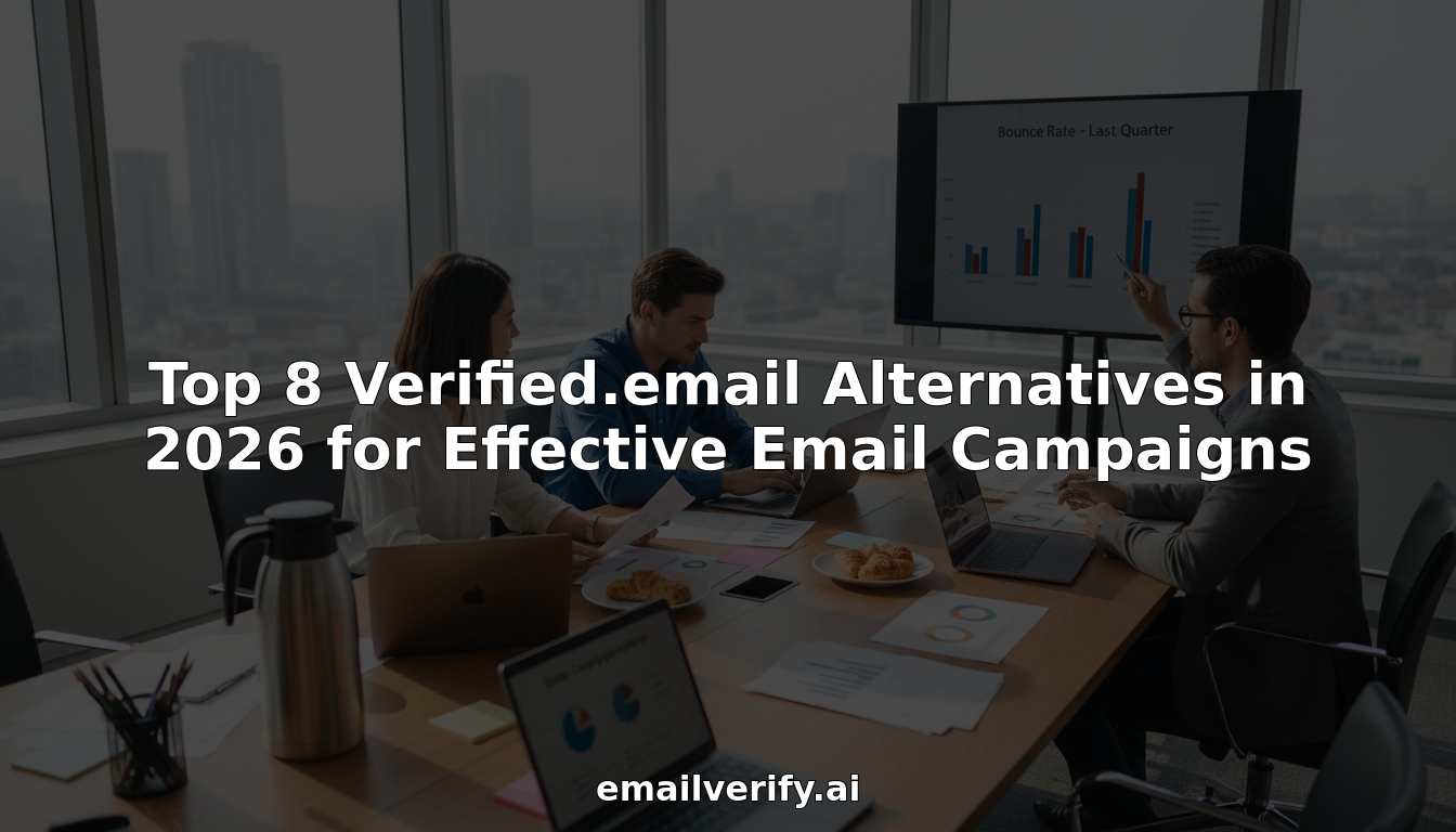 Cover Image for Top 8 Verified.email Alternatives in 2026 for Effective Email Campaigns