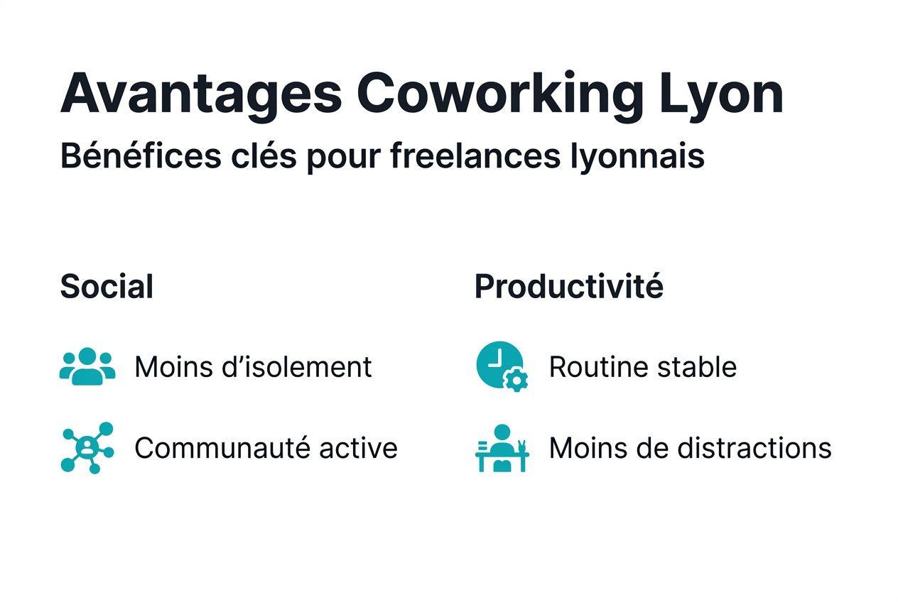Infographie : pourquoi les espaces de coworking séduisent de plus en plus les freelances lyonnais