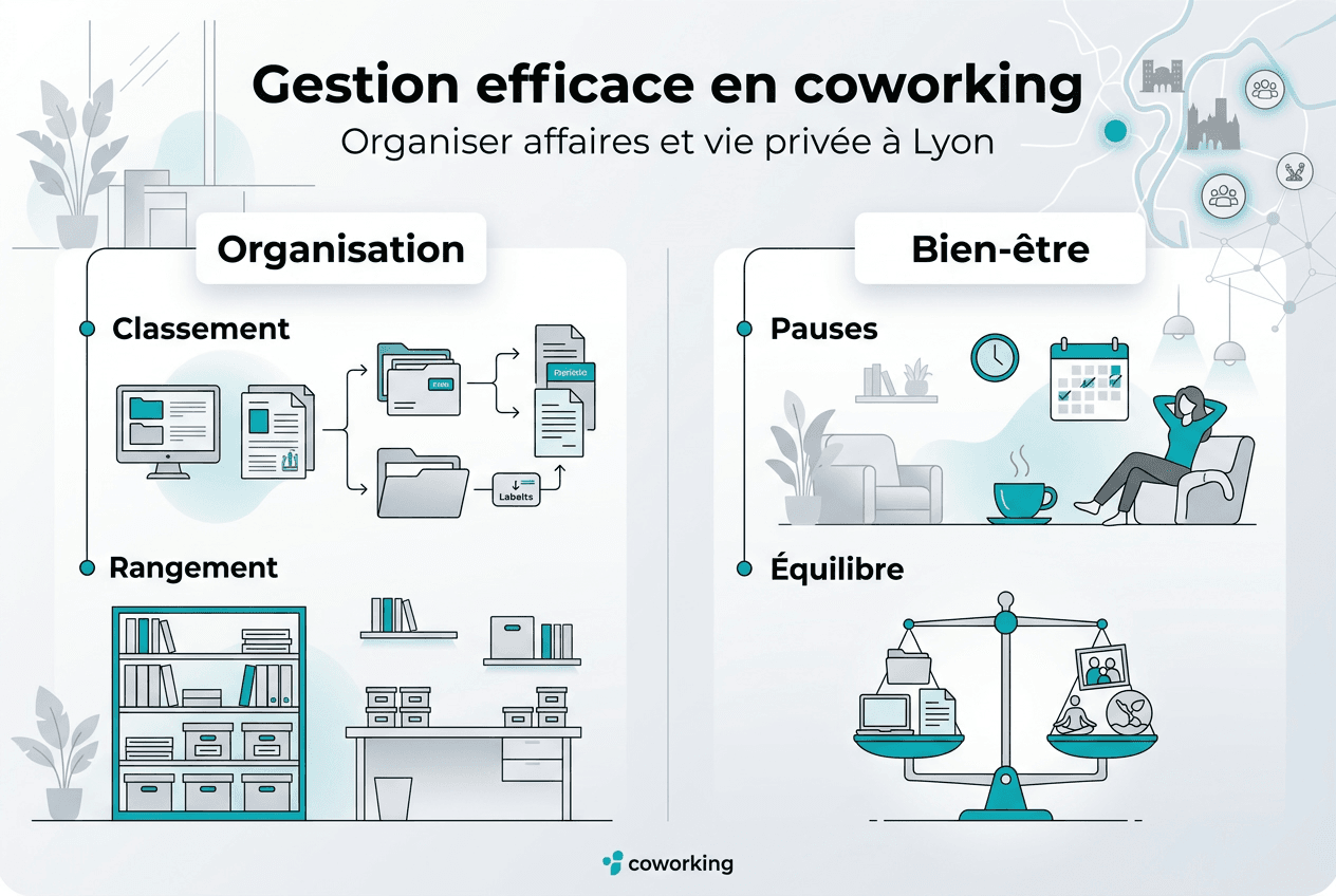 Découvrez en infographie les clés de la gestion d’un espace de coworking à Lyon