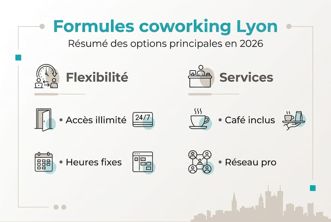 Panorama des offres de coworking à Lyon : trouvez la formule qui vous correspond