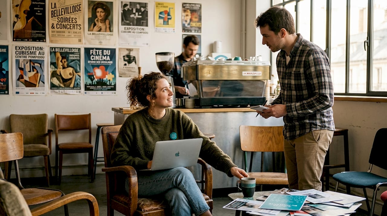 Les freelances lyonnais se retrouvent dans les espaces de coworking pour échanger, élargir leur réseau et partager leurs expériences.