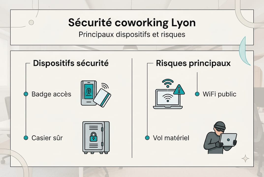 Sécurité en espaces de coworking : quels risques et quelles solutions ? (Infographie)