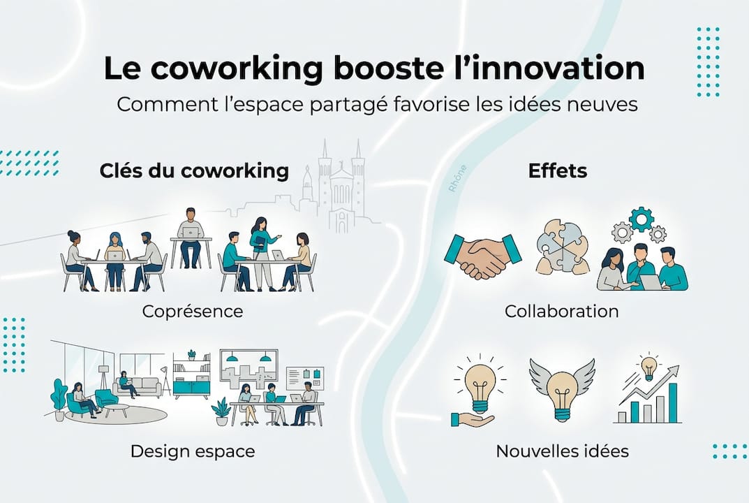 Infographie : les chiffres essentiels du coworking et son influence sur l’innovation