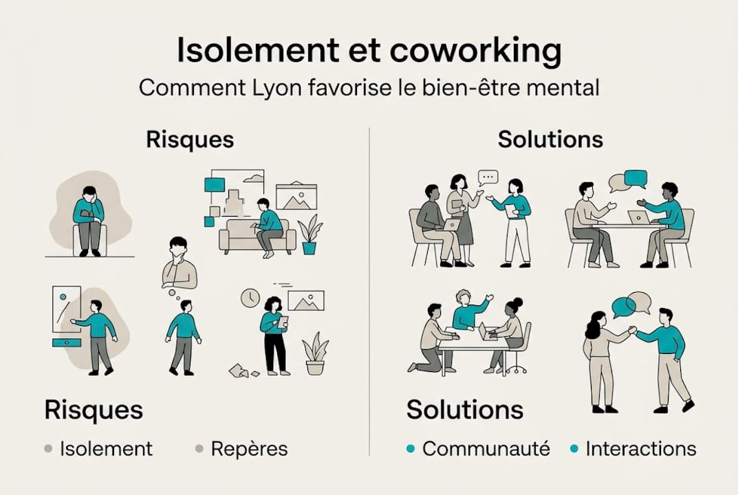 Découvrez en images comment le coworking peut briser l’isolement professionnel et offrir de nouvelles opportunités de rencontre et de collaboration.