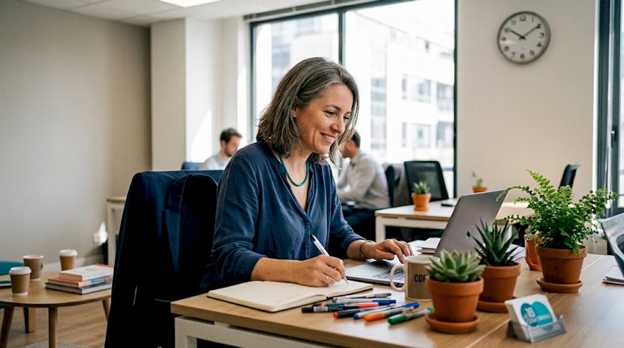 Une journée type dans un espace de coworking