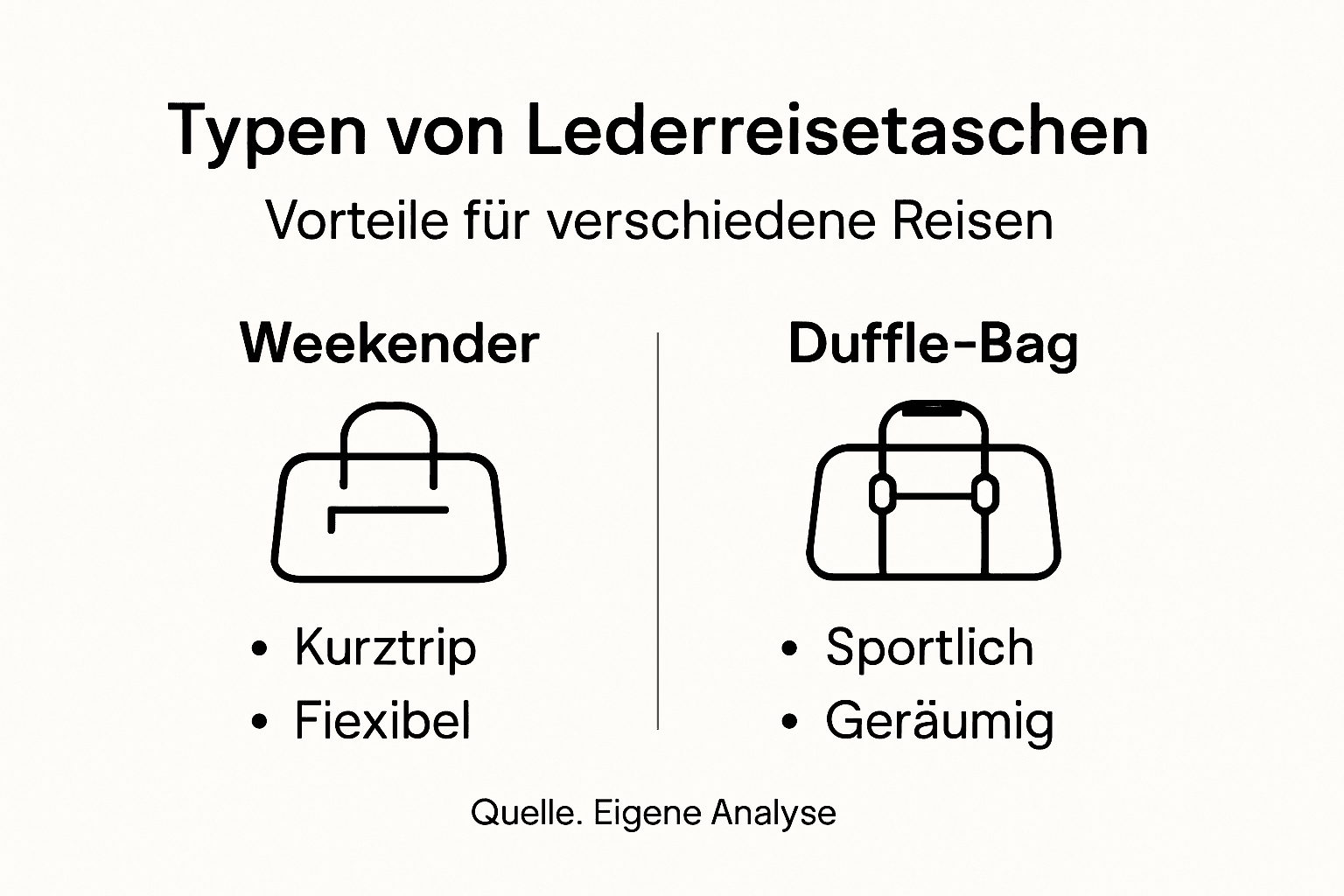 Übersicht: Lederreisetaschen – Modelle und ihre Vorteile
