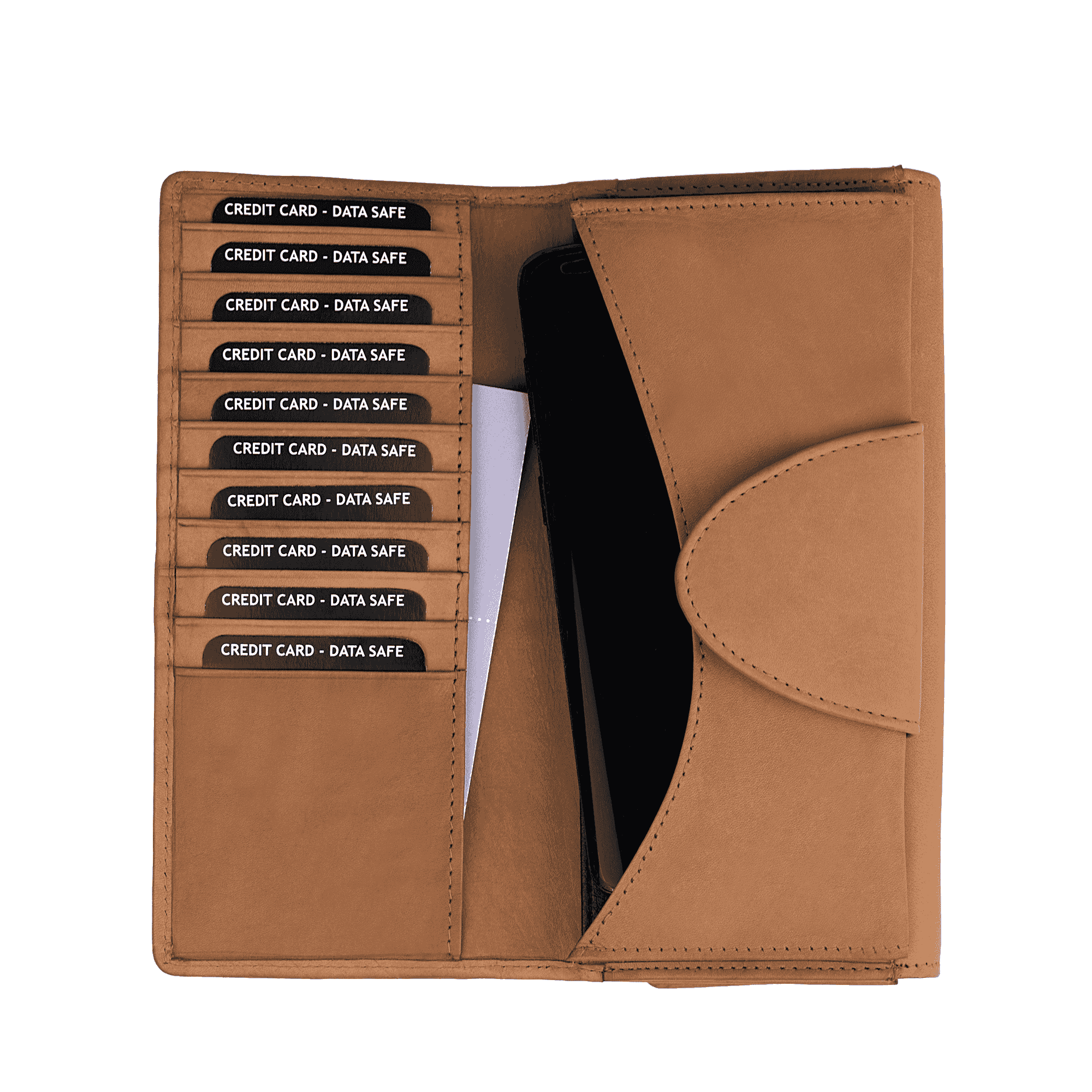 Leder Portemonnaie mit iPhone-Fach Friedrich