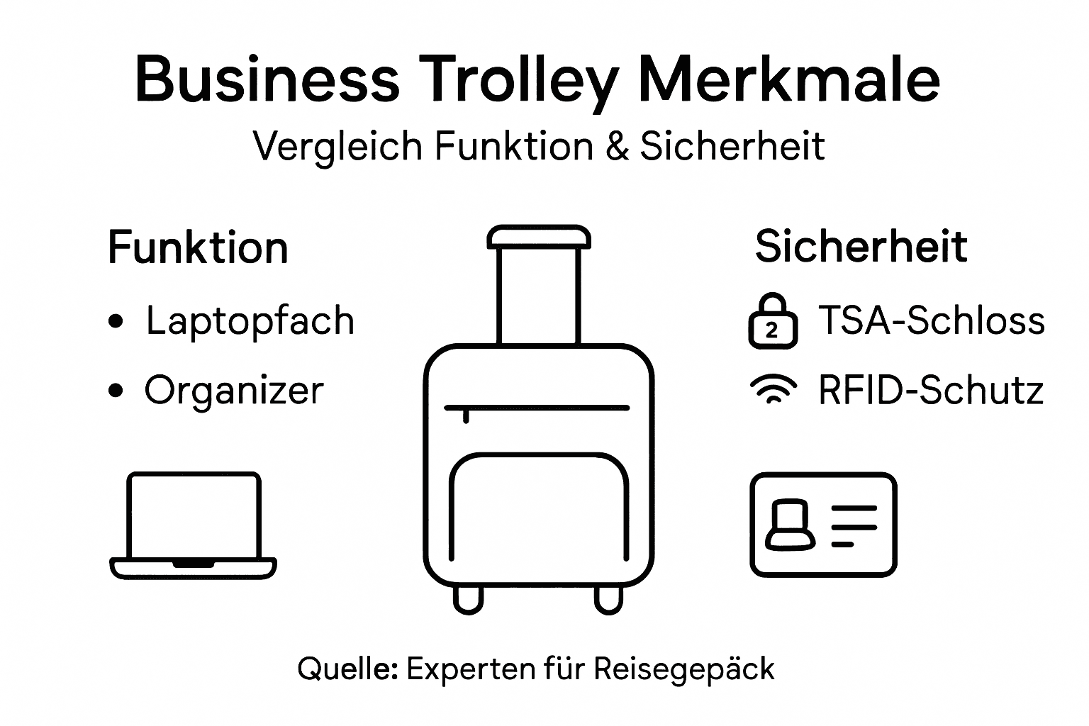Übersicht: Was einen guten Business-Trolley ausmacht