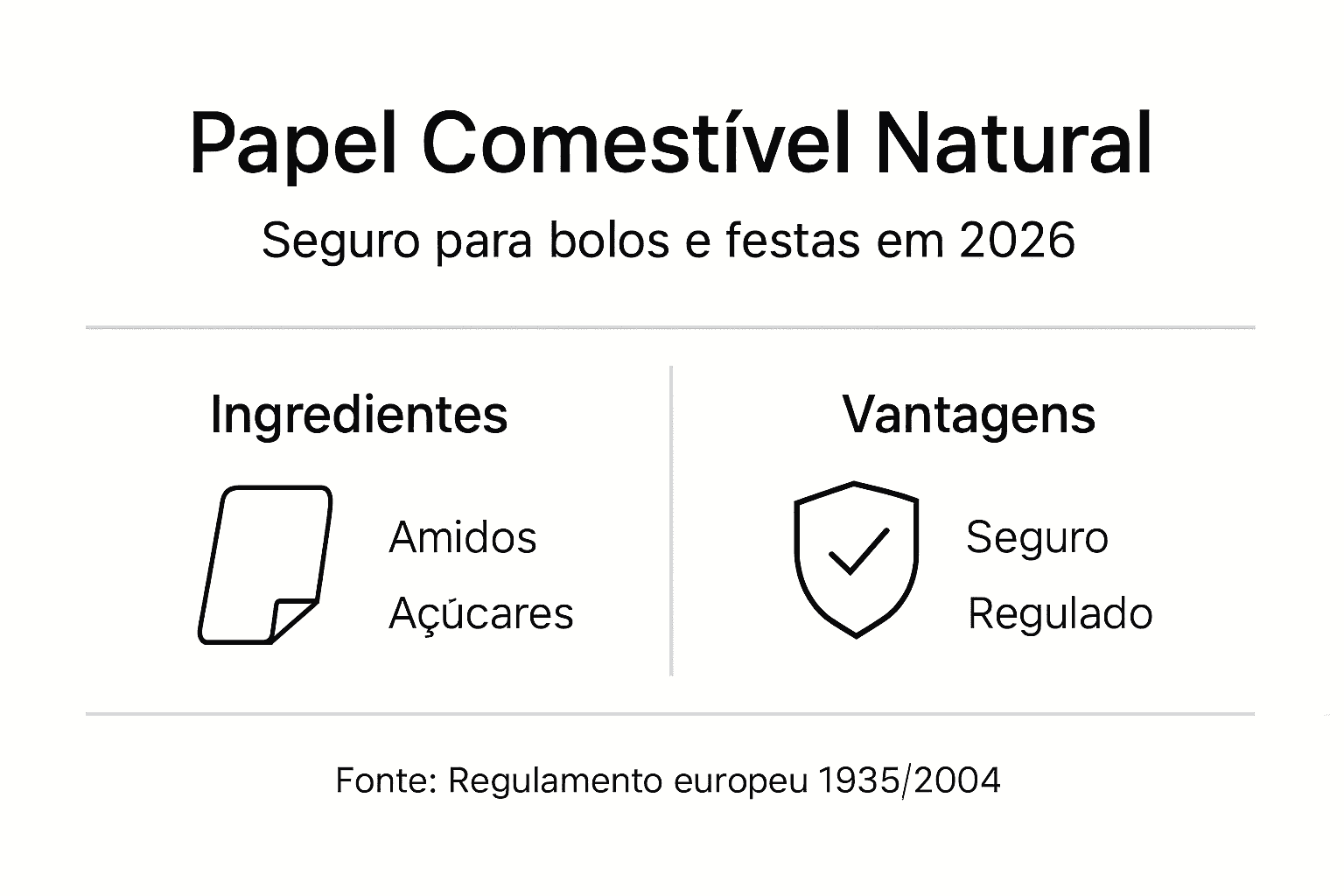 Infografia: Segurança e benefícios do papel comestível
