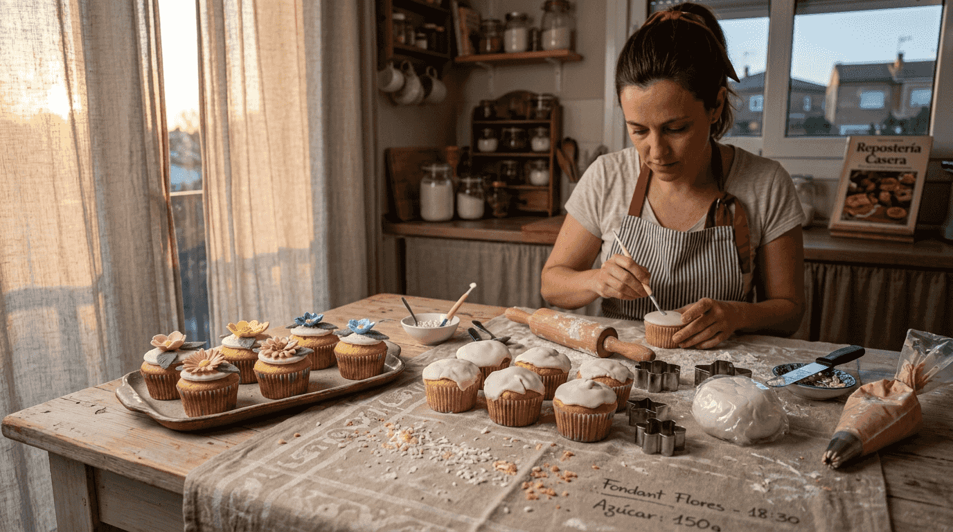 Diferencias entre cupcakes decorados con oblea y con fondant: ventajas, desventajas y cuál elegir para tus celebraciones