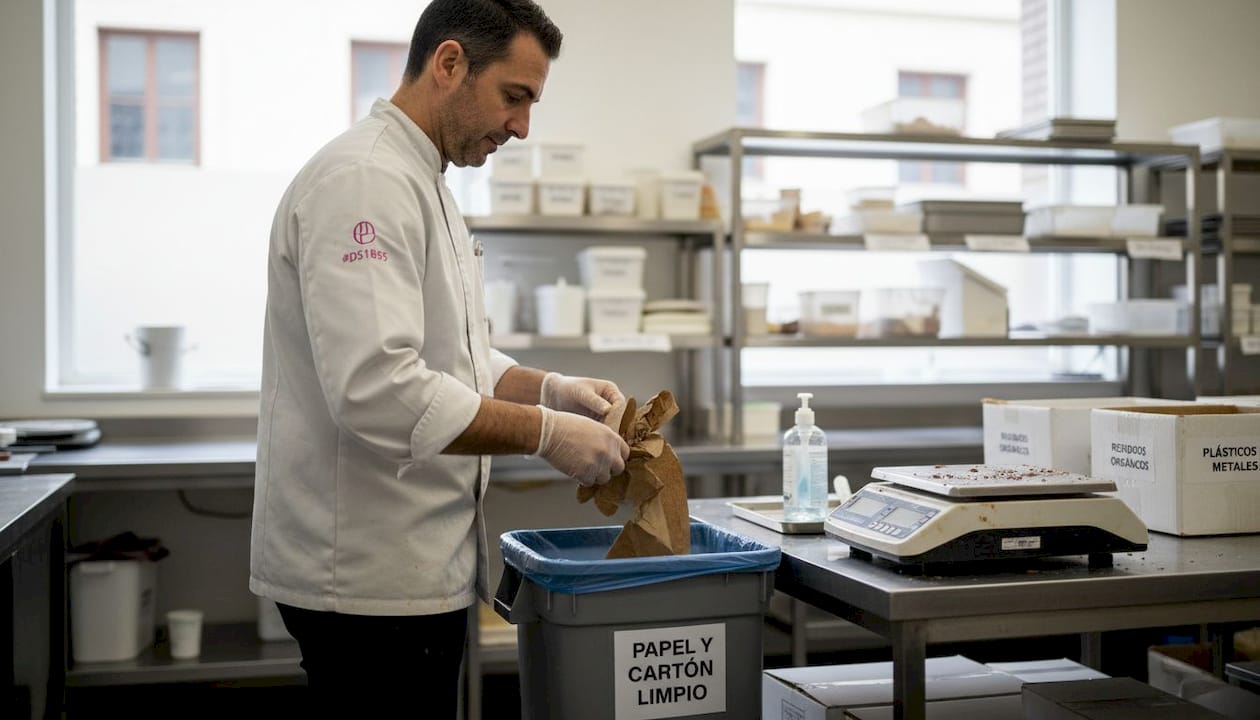 Pastelero imparte un taller sobre cómo reutilizar papel comestible