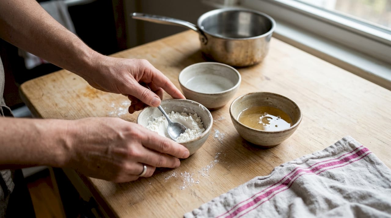 Principales ingredientes de la oblea comestible