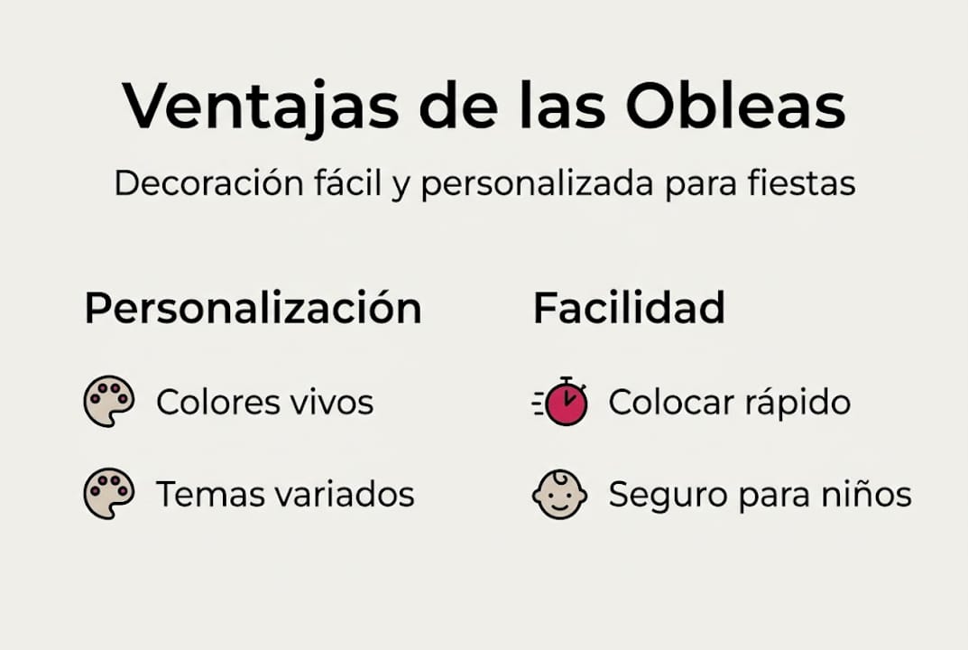 Infografía: los principales beneficios de las obleas para niños