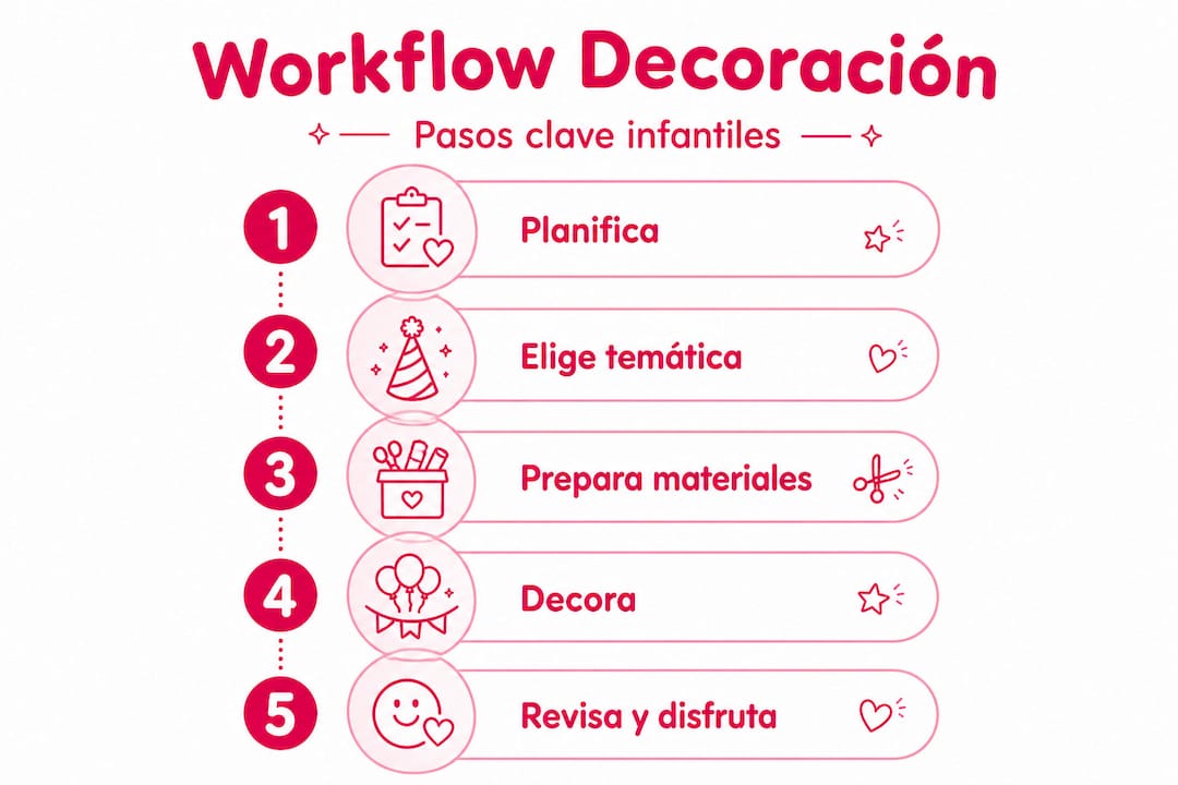 Guía visual para lograr una decoración infantil práctica y atractiva