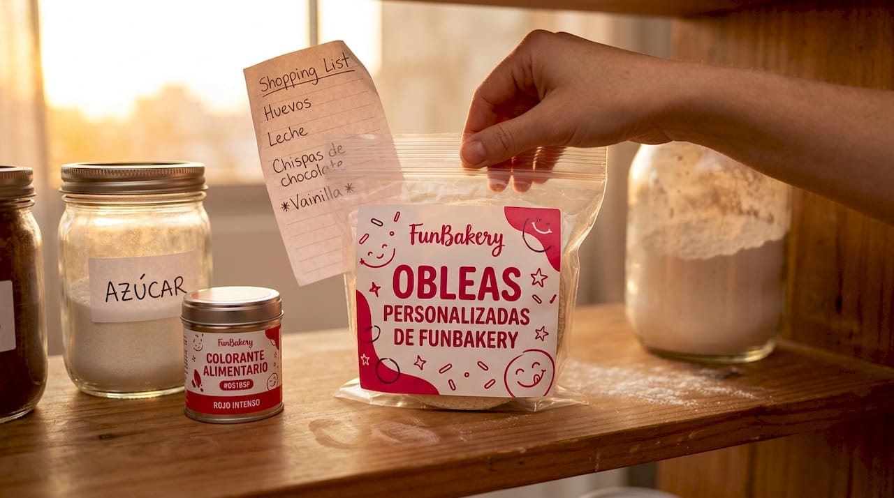 Puedes guardar las obleas en una bolsa hermética y dejarlas en la despensa para que se mantengan frescas.