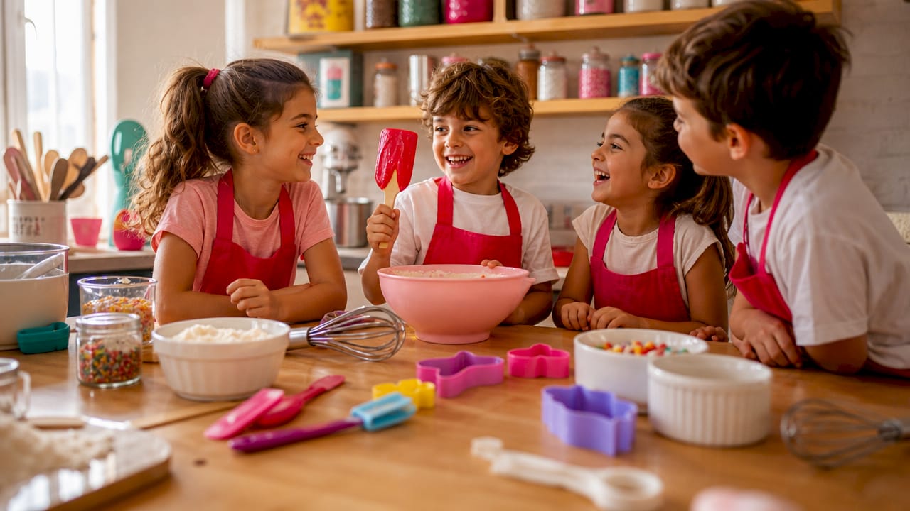 Organización de los utensilios imprescindibles para tu taller de pastelería