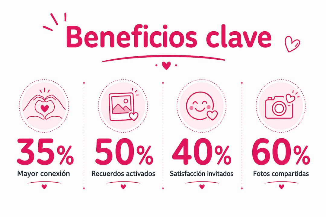 Infografía sobre las ventajas de personalizar los postres para celebraciones de aniversario