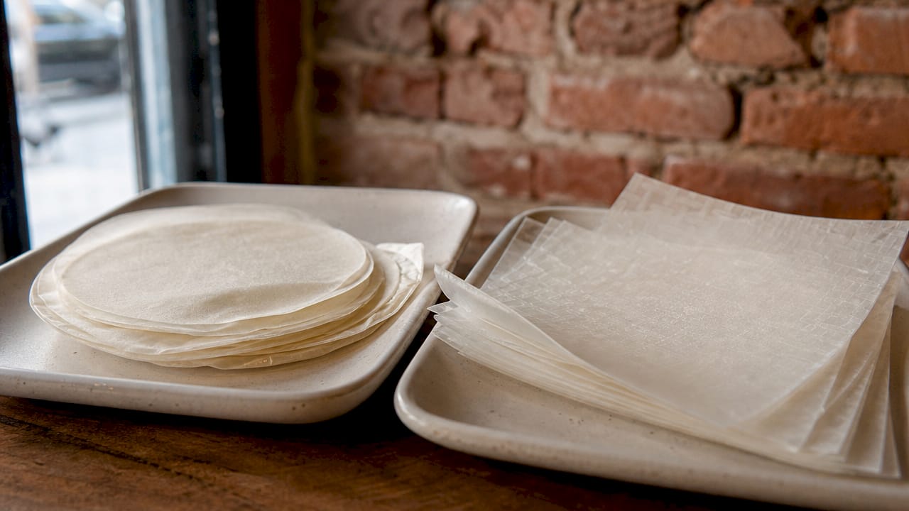 Obleas vs. papel de arroz: diferenças e utilizações na culinária