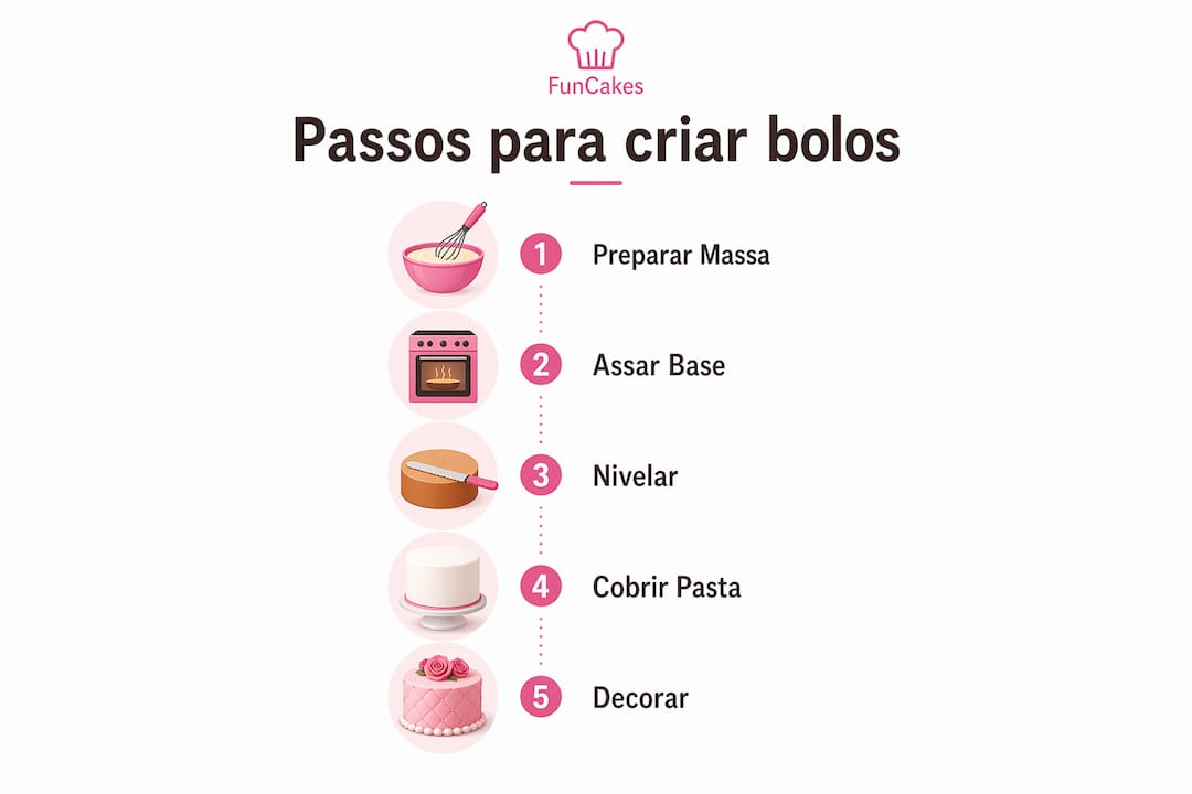 Guia prático: como fazer bolos temáticos para meninas, passo a passo.