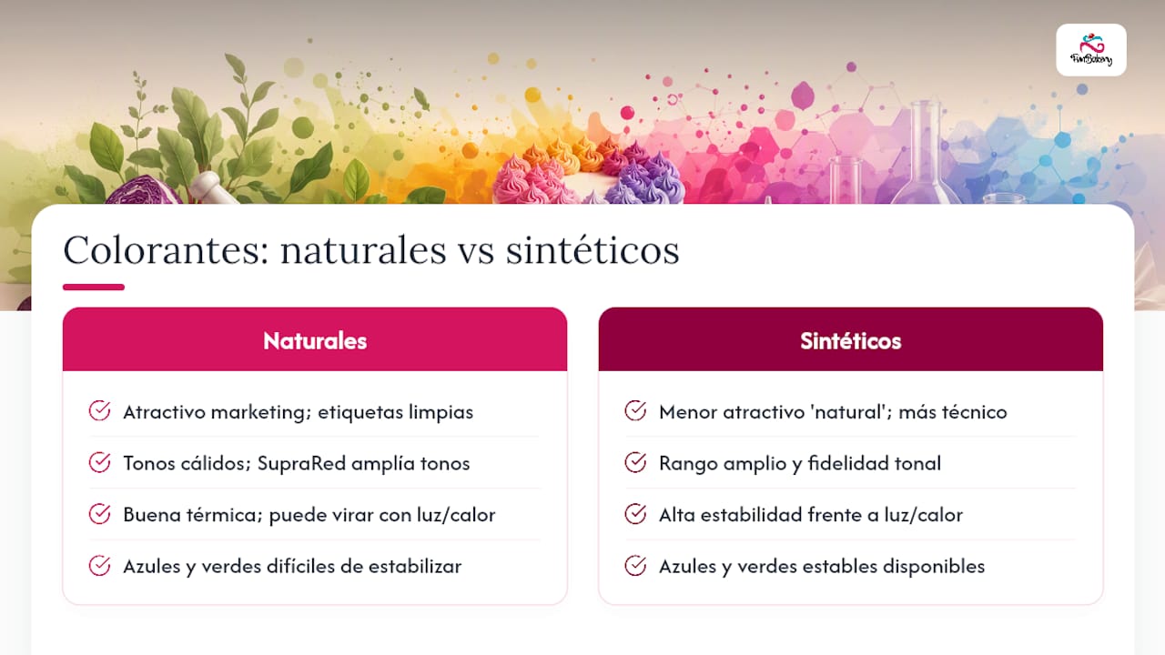 Colorantes naturales vs. sintéticos: ¿cuál funciona mejor en obleas? — overview diagram