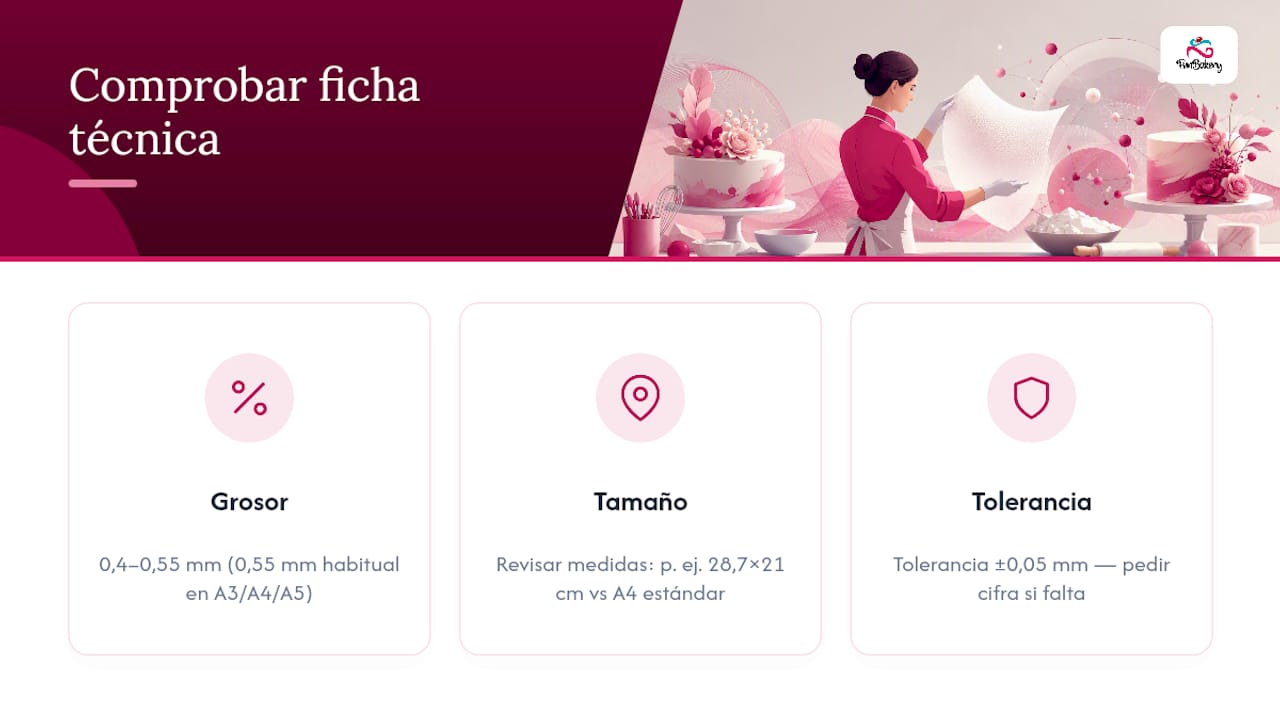 Tres datos clave para verificar en una ficha técnica
