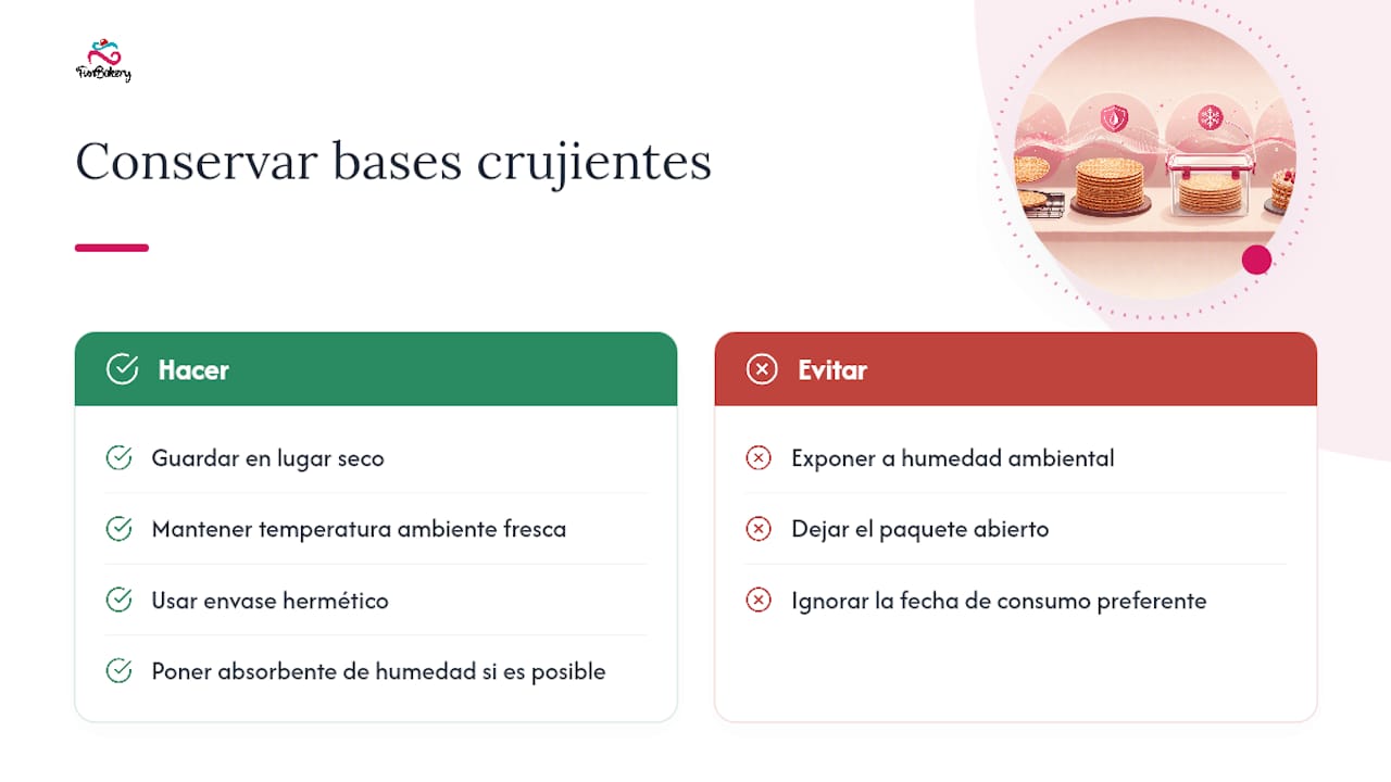 Cómo mantener crujiente una oblea