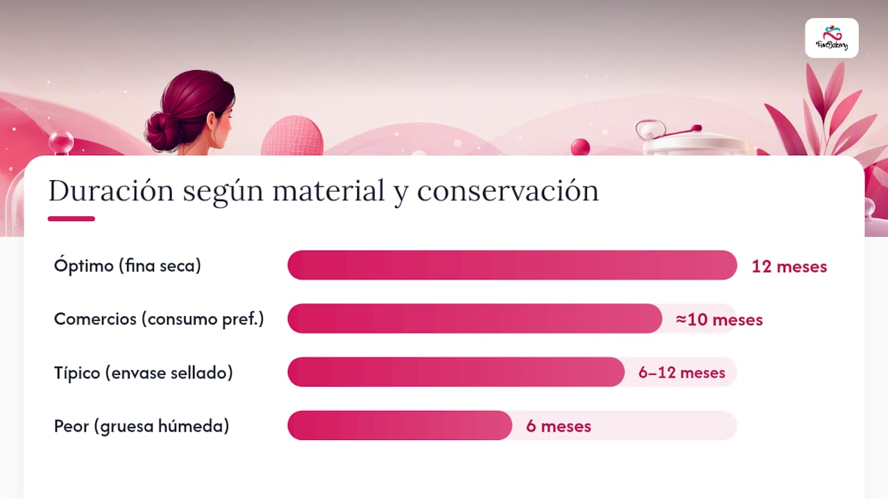 Rango de conservación y factores que afectan la caducidad