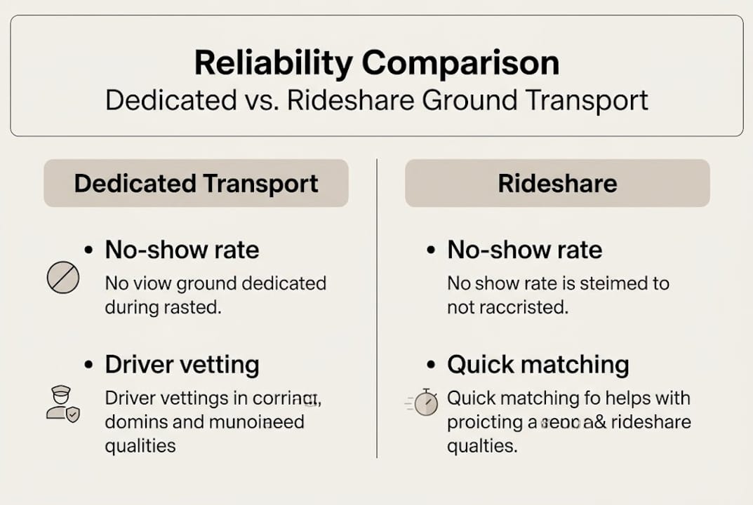 How ground transport booking works: reliable solutions