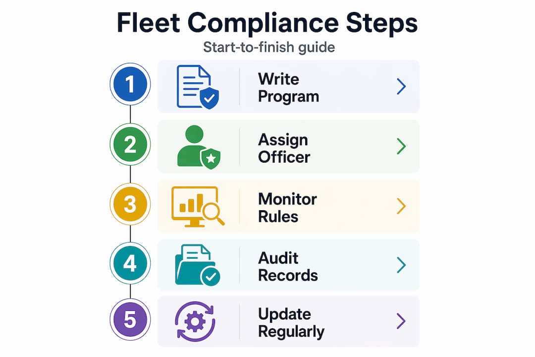 How to Ensure Transportation Compliance for Your Fleet