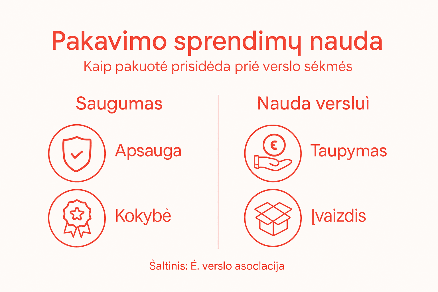 Infografikas: kaip išmanūs pakavimo sprendimai gali padėti jūsų verslui augti