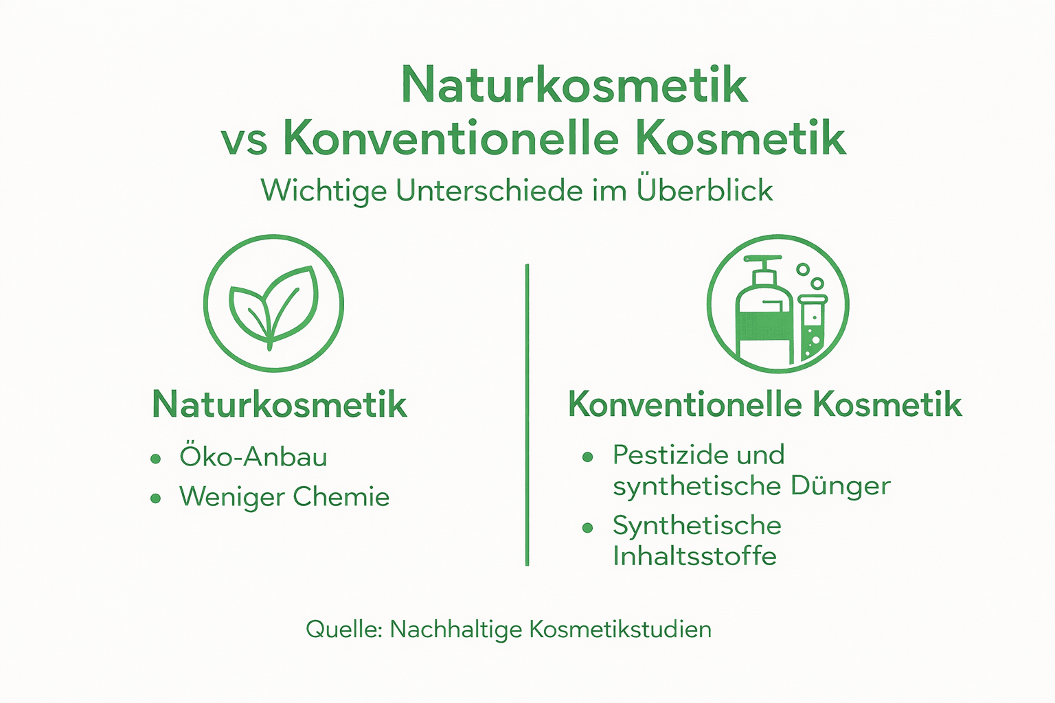 Infografik: Fair Trade versus Naturkosmetik – Die wichtigsten Unterschiede auf einen Blick