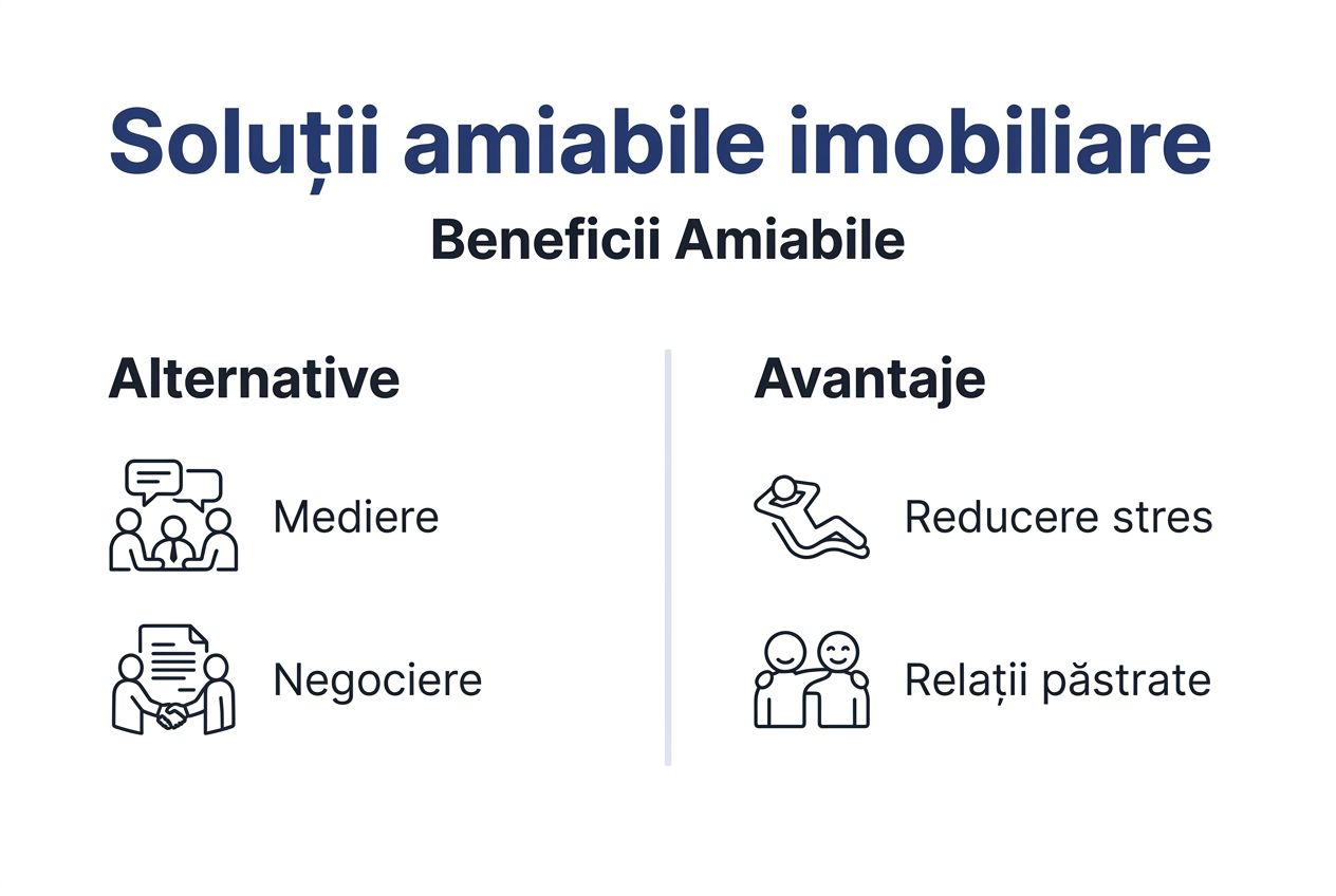 Infografic: Cum poți rezolva pe cale amiabilă disputele din domeniul imobiliar