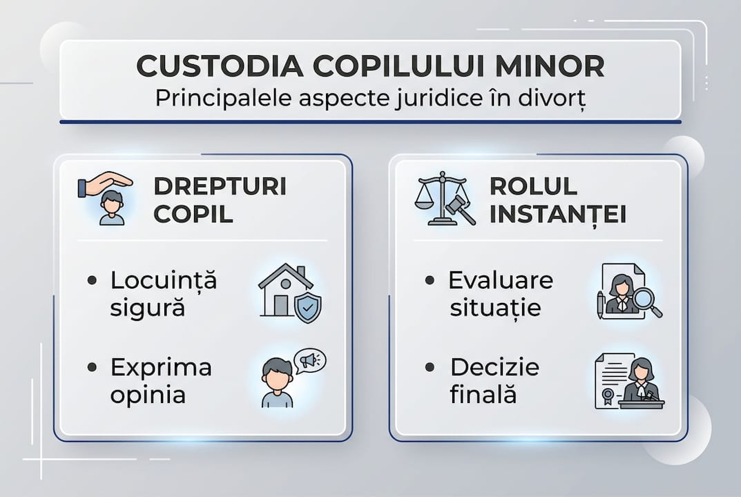 Infografic: tot ce trebuie să știi despre custodia copiilor minori în Republica Moldova