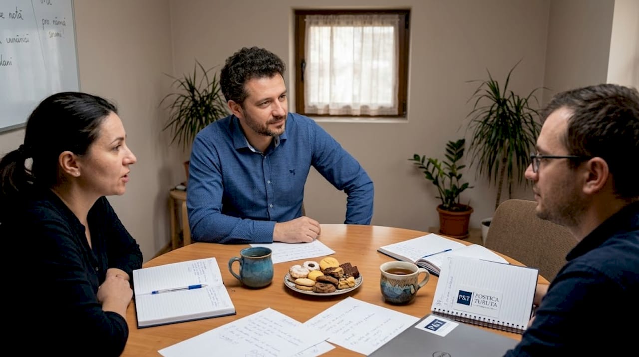 Prezența unui mediator la masa discuțiilor din familie