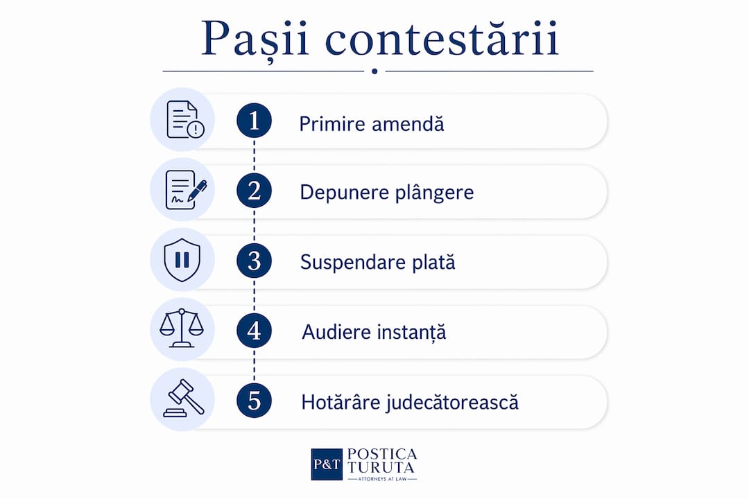 Infografic: Cum poți contesta o amendă, pas cu pas